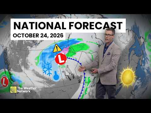 Canada's Daily Forecast - October 24, 2026 | #weatheram