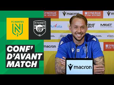 🎥🎙️ [J09] Patrik Carlgren avant FC Nantes - USL Dunkerque