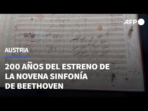 La Novena sinfonía de Beethoven cumple dos siglos desde su estreno en Viena | AFP