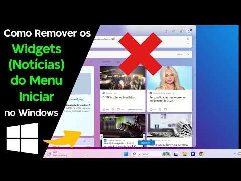 Como Remover os Widgets (Notícias) do Menu Iniciar do Windows