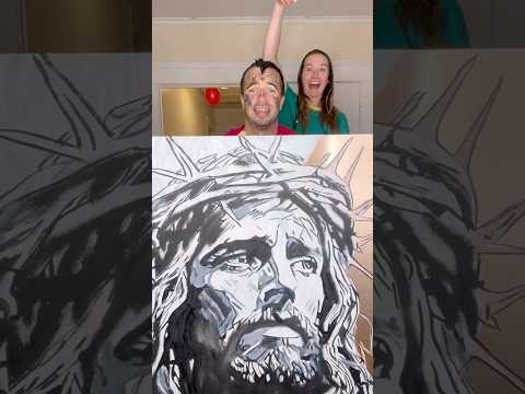 I just hope Christians like my art❤️‍🔥♾️♠️ #jesus #jesusart #faithoverfear #amen #modernart #god