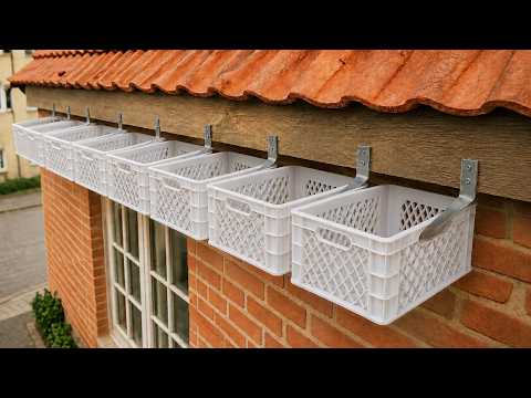 Genius Invention by a 60-Year-Old Plumber😱! 9 Free Recycling Ideas from Plastic fruit crate/PVC pipe