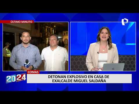 Comas: detonan explosivo en vivienda del exalcalde Miguel Saldaña