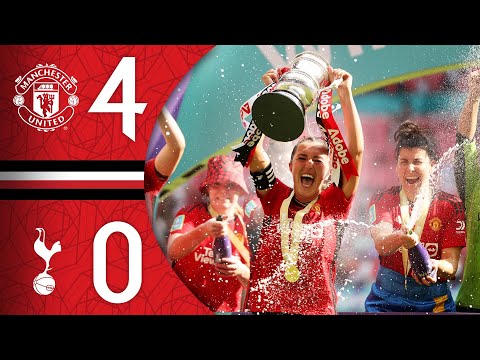 WOMEN'S FA CUP WINNERS! 🤩🏆 | Man Utd 4-0 Spurs | Highlights