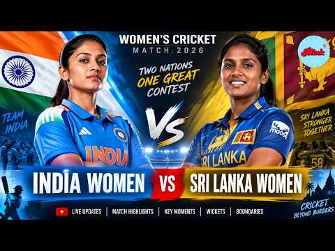 <strong>WATCH</strong> LIVE | <strong>India</strong> Women vs Sri Lanka Women | IND-W vs SL-W | Women’s Cricket Match 2026