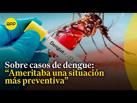 Sobre aumento de casos de dengue: Amerita una estrategia multisectorial e intergubernamental