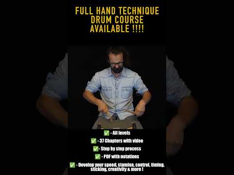 280bpm single stroke roll #practice #drumming #drumlessons