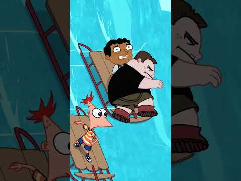 Phineas and Ferb Build a Luge | Phineas and Ferb | Disney Channel Animation