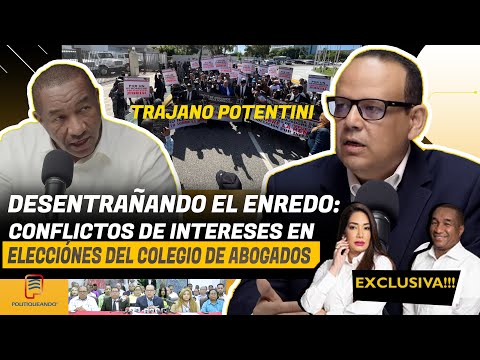 TRAJANO POTENTINI HABLA SOBRE LOS CONFLICTOS Y VULNERACIÓN DEL ESTADO DE DERECHO EN POLITIQUEANDO RD