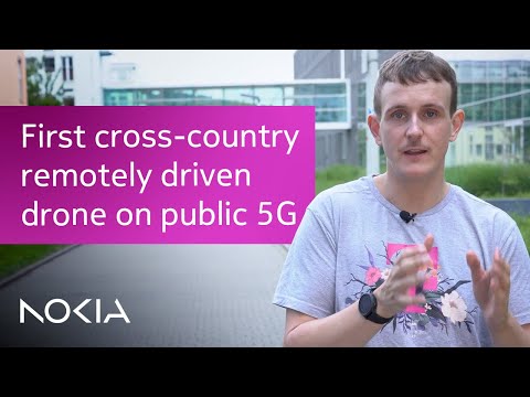 Drone connectivity demo with Nokia & Deutsche Telekom