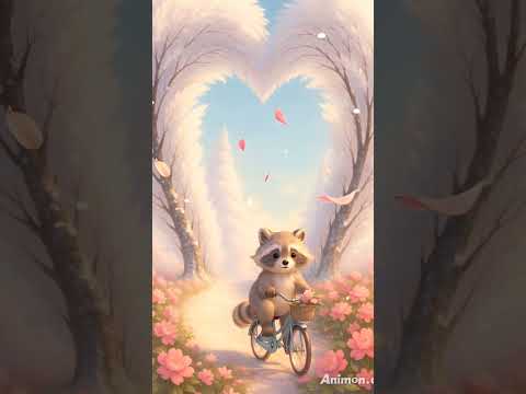 💖 This Cute Raccoon’s Magical Bike Ride Will Melt Your Heart! | RaccLand