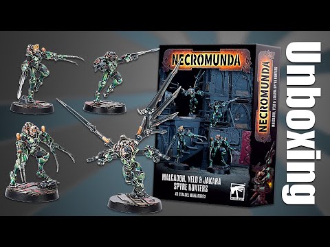 Unboxing Necromunda: Malcadon Yeld & Jakara Spyre Hunter