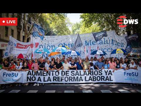 LIVE: Argentina’s CGT Marches in Buenos Aires to Defend Domestic Industry | AC15