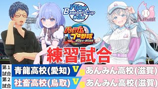 【#VBC2025 #パワプロ2025】 VTuber Baseball Cup 2025 練習試合 主催者VSあんみん高校戦 #vtube