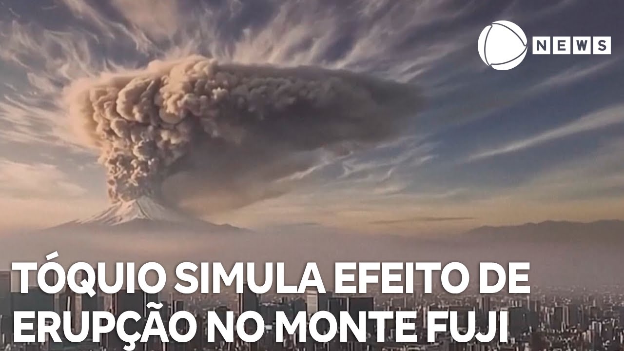 Governo de Tóquio cria vídeo com IA e mostra como seria a erupção do Monte Fuji