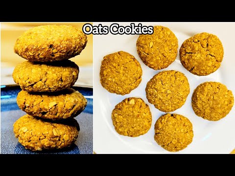 Healthy Biscuits Recipe | Oats Cookies Recipe