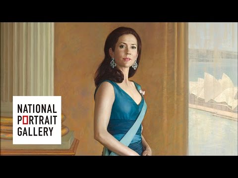 Portrait of HRH Crown Princess Mary of Denmark, National Portrait Gallery