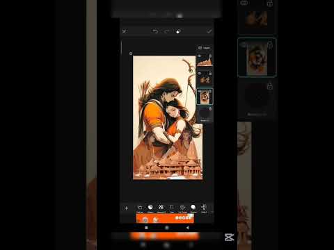 Ram–Sita Love Art Edit #shorts