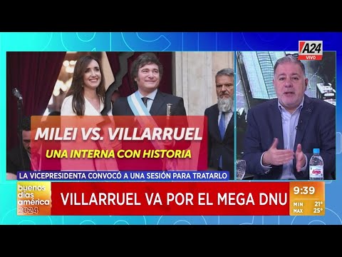 Expectativa por el DNU: la vicepresidente, Victoria Villarruel, convocó a una sesión para tratarlo