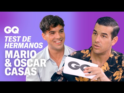 Mario y Óscar Casas: de sus crushes adolescentes a su talento oculto | Test de hermanos | GQ España