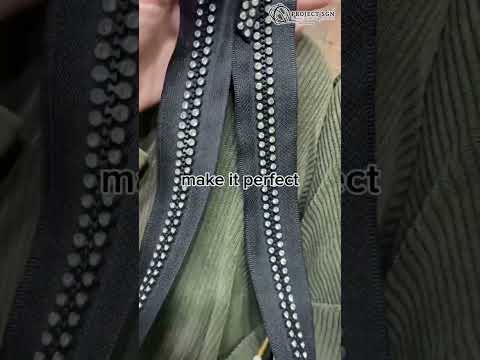 Detail that makes a difference ✨ A zipper built for strength and style.