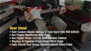 Suhr Custom Classic Antique 3 Tone Burst HSS IRW #29322 Quick n' Dirty