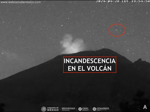 #POPOCATÉPETL | Se prende el cráter. El #Volcán #EnVivo