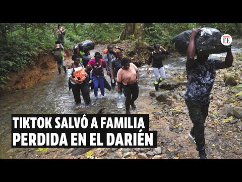 TikTok salvó una familia de migrantes perdida en la selva del Darién | El Espectador