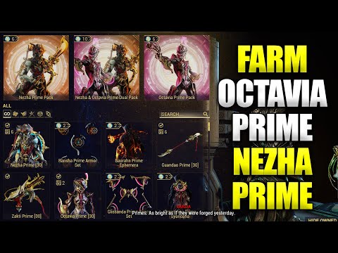 Farm Nezha Prime Octavia Prime Now In Warframe! Warframe Hunters