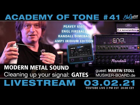 Academy Of Tone #41: modern metal sounds & gates – Peavey 6505, ENGL Fireball , Randall Dimebag