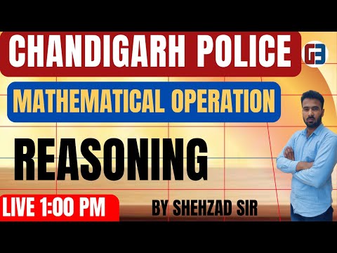 PSSSB MATHEMATICAL OPERATION || REASONING FOR PUNJAB POLICE || CHANDIGARH POLICE-VDO-CLERK