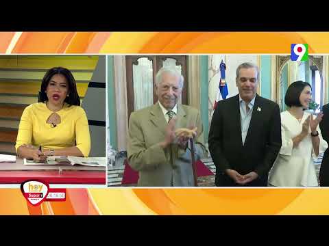 Escritor Mario Vargas Llosa recibe nacionalidad Dominicana | Hoy Mismo