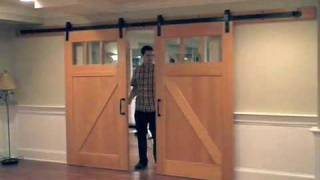 Interior Flat Track Sliding Barn Door Hardware You
