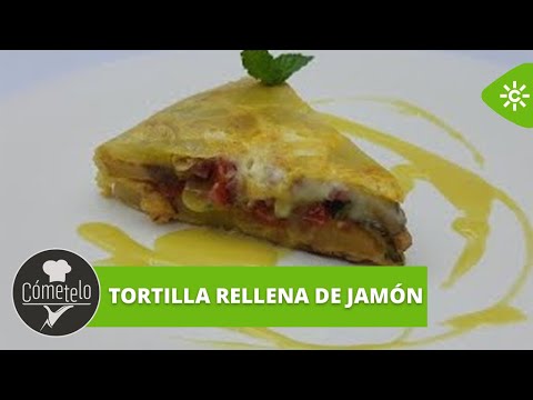 Cómetelo | Tortilla rellena de jamón
