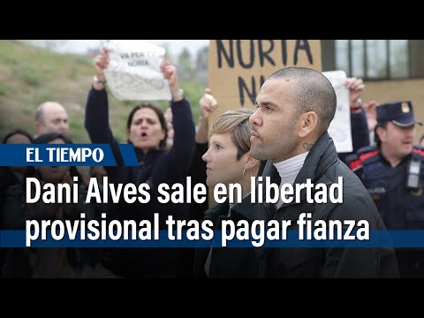 Dani Alves sale en libertad provisional en España tras pagar fianza | El Tiempo