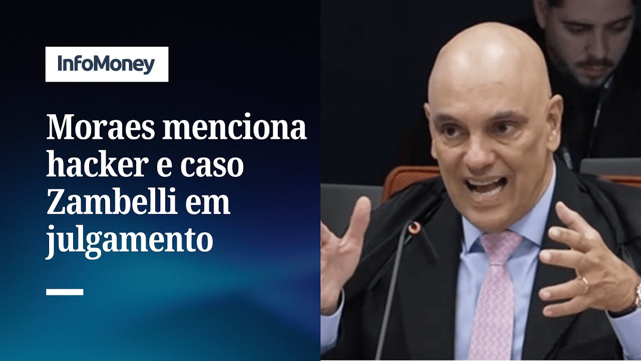 Moraes Não é normal uma agenda golpista e cita Zambelli e hacker | InfoMoney News