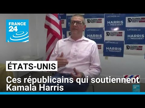 États-Unis : ces républicains qui soutiennent Kamala Harris • FRANCE 24