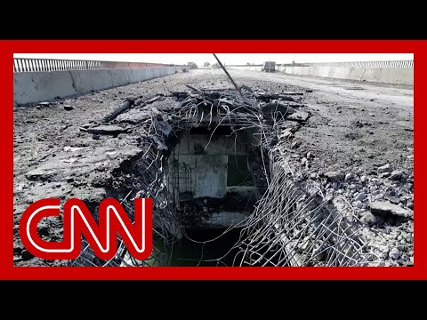 Key bridge to Crimea struck by missile