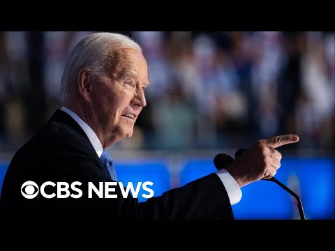 How Biden endorsed Kamala Harris, new generation of Democrats at DNC