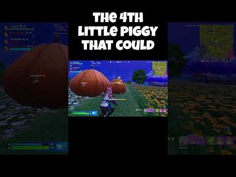 Ugly Pig 1v4 W/ Pickaxe #fortnite #gaming #shorts