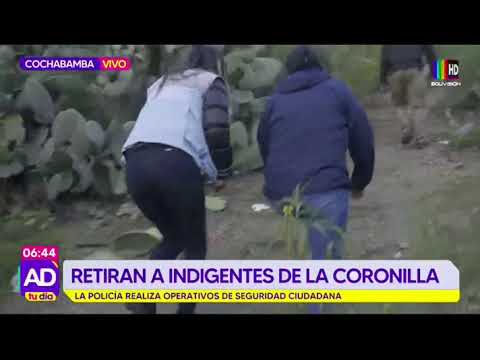 Cochabamba: Retiran a indigentes de La Coronilla