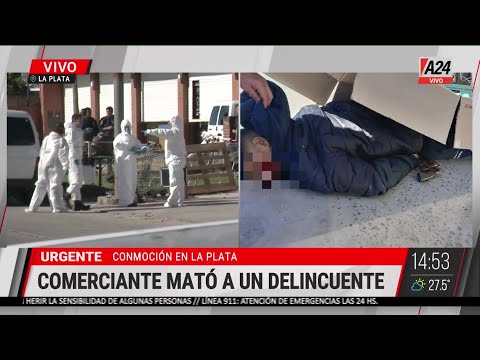 Conmoción en La Plata comerciante mató a ladrón y la familia amenaza a los medios presentes