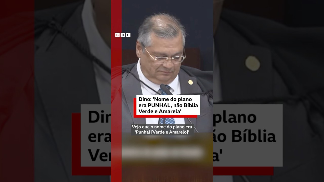 Dino nome do plano era Punhal não era Bíblia Verde e Amarela 🇧🇷📗
