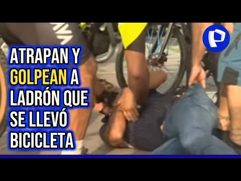 Lince: capturan y golpean a ladrón que robó bicicleta en avenida Arequipa
