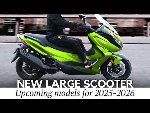 Top 10 Maxi Scooters Bringing Large Displacement Power for 2025-2026