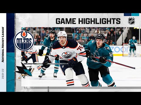 Oilers @ Sharks 4/5 | NHL Highlights 2022