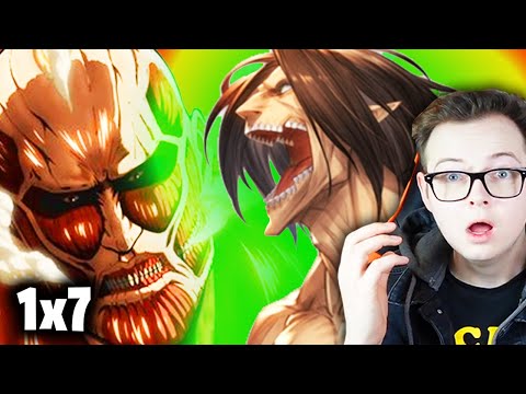 FRIENDLY TITAN?!... Attack on Titan Episode 7 Reaction! | Attack on Titan 1x7 Reaction / Review