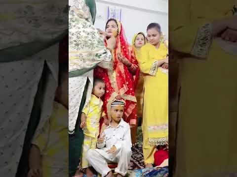 haldi ceremony #shortvideos #subscribemychannel #mashallah ❤️🎈🧡🥰😘😍