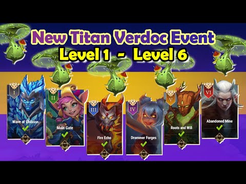 New Titan Verdoc Event || Level 1 - Level 6