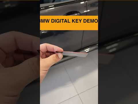 BMW Digital Key Card - How to open and start the car